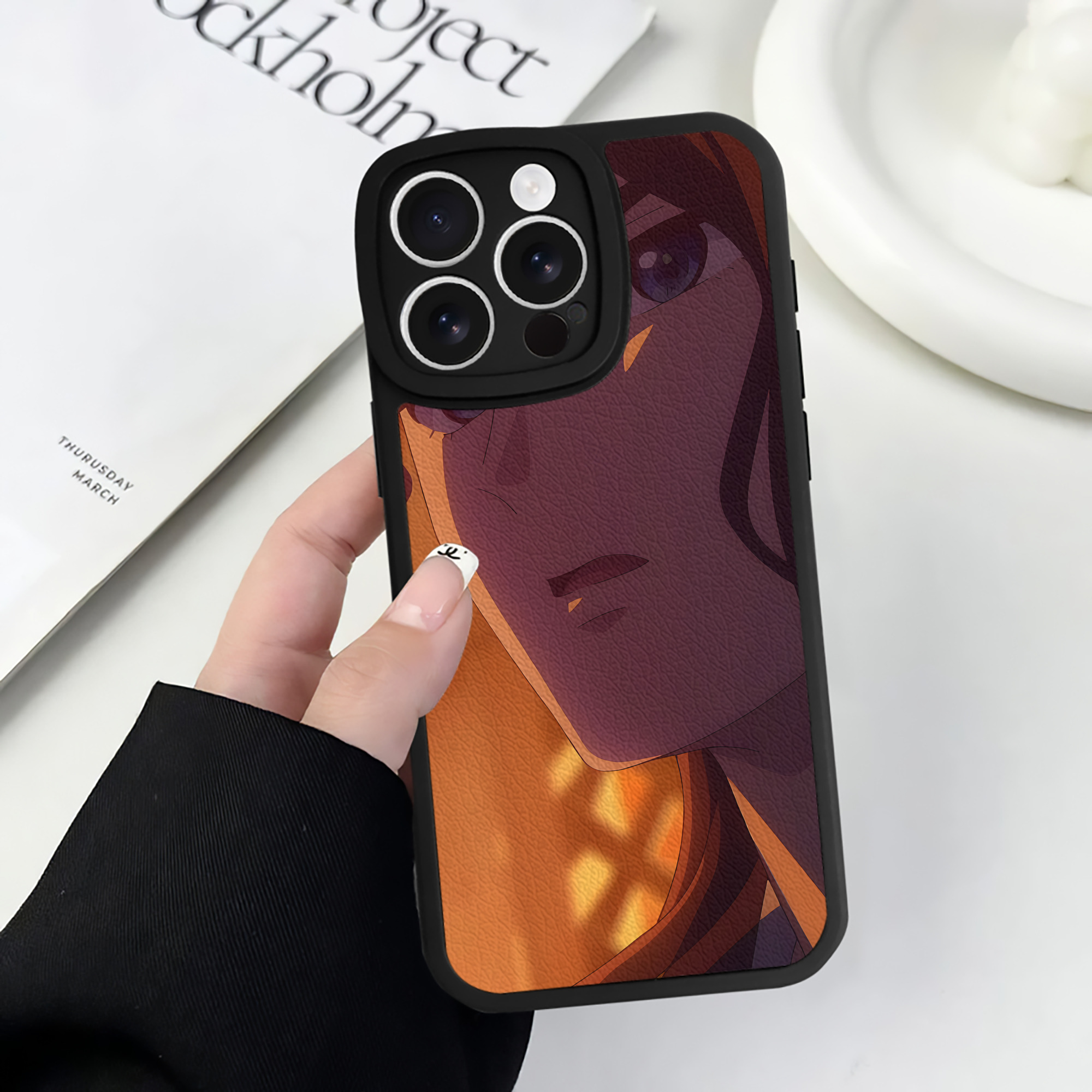 薬屋のひとりごと The Apothecary Diaries 【iPhone 16シリーズ対応】シリコンスマホケース（レザー調） 材質：シリコン